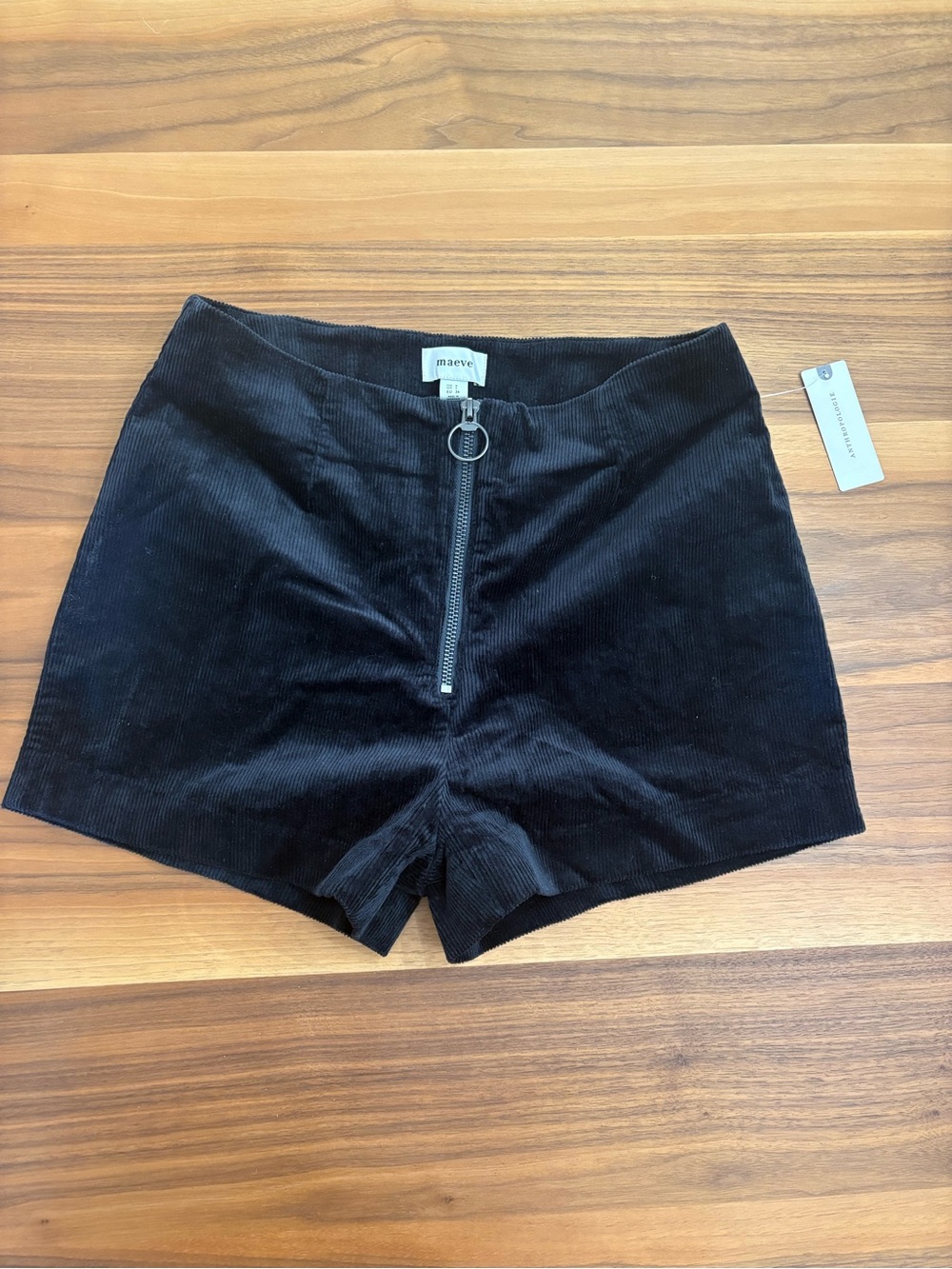 Anthropologie Black Maeve Shorts
